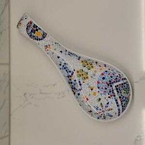 Antoni Gaudi Inspired Mosaic Spoon Rest